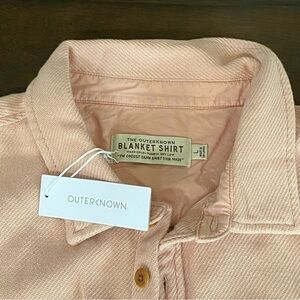 Outerknown Pink Casual Button Down Shirt